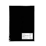 Musou Black Fabric KIWAMI (Schwärzester Stoff der Welt, Lichtabsorptionsgrad 99,905%, auch als Hintergrund für Fotografie, Ausstellungen, Schauräume, Kunstobjekte, (A4 Format (297 mm x 210 mm))