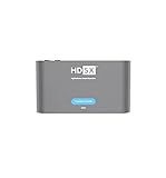 HDSX TV Sound Optimizer HDMI ARC | Gleichmäßige Lautstärke, klare Sprache für TV, Streaming und Gaming | Bester Klang Dank PCM 2.0 | Virtueller 3D-Klang HDSX.360 | PassTHRU für DD5.1, DD+, Atmos