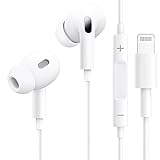 iPhone Kopfhörer mit Kabel [MFi-Zertifiziert] Lightning Kopfhörer In Ear Ohrhörer mit Mikrofon HiFi Sound Isolating Headphone Kompatibel mit iPhone 14/13/12/SE/11/X/XS Max/XR/8/7 Unterstützt alle iOS