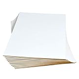 Hartfaserplatte HDF-Platte einseitig weiß 2,5mm dicke basteln Holz malen, werken, Modellbau (Breite 40 cm, Länge 70 cm)