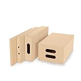 PROAIM Full Set of 4 Standard Apple Boxes - Multi-Use Wooden Boxes for Studio, Film Set & Photography - Use Them for Propping, Leveling, Standing or Sitting | Full, Half, Quarter & Pancake