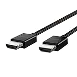 Hochwertiges Belkin Ultra-Highspeed HDMI-2.1-Kabel, 4K/Dolby Vision HDR, optimale Wiedergabe von Apple TV, 2,2 m – Schwarz