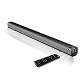 LEADSIGN Soundbar mit integriertem Subwoofer-Surround-Sound,120W 94cm(37in) Soundbar für TV (HDMI,AUX,Coax,USB,Optischer Anschluss) Heimkino/Computer/Laptop/Handy (Schwarz)