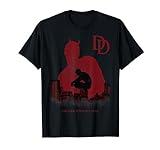 Marvel Daredevil The Man Without Fear Crouch On Skyline T-Shirt