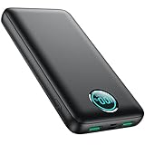 iPosible Power Bank 26800mAh, 25W PD3.0+QC4.0 Schnelles Aufladen LCD Display Externer Akku, 3 Outputs USB C Power Bank Kompatibel mit iPhone 13 12 11 XS Airpords Samsung Huawei Xiaomi Oppo iPad Tablet