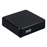 TVIP S-Box v.610 IPTV 4K HEVC UHD Android 8.0 / Linux Multimedia Stalker Interner IP TV Streamer 1GB RAM + 8GB eMMC, MicroSD Card, EXT.IR, Schwarz