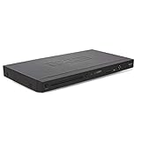 Nikkei ND220H - DVD-Player mit Full HD-Upscaling, HDMI, SCART, USB-Anschluss und SD-Kartenleser - einschließlich Fernbedienung - Schwarz
