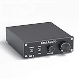 Fosi Audio M03 Subwoofer Verstärker 200Watt, TPA3255 Mini Monokanal Subwoofer-Verstärker, Voll-Frequenz & Sub-Bass umschaltbar Subwoofer Ampifer, integrierter Klass-D Leistungsverstärker für Subwoofer