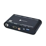 gofanco Prophecy HDMI Splitter 4K 60Hz HDR 1x4 - YUV 4:4:4, HDMI Audio Extraction to Toslink & RCA, HDR, HDMI 2.0a, HDCP 2.2, 18Gbps, Auto Scaling, EDID Management, Firmware aufrüstbar