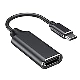 USB C , Typ c zu HDMI 4K Adapter (Thunderbolt 3 kompatibel) für MacBook Pro 2018/2017, iPad Pro 2018, Samsung Note 9/S9/S10, Huawei Mate 20/P20 und mehr (Schwarz)