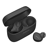 Jabra Elite 4 Active In Ear Bluetooth Earbuds - True Wireless Kopfhörer mit sicherem Sitz, 4 eingebauten Mikrofonen, aktiver Geräuschunterdrückung und anpassbarer HearThrough Funktion - Schwarz