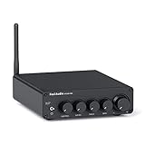 Fosi Audio BT30D Pro TPA3255 Hi-Fi Bluetooth 5.0 Stereo Audio Receiver 2.1 Kanal Mini Klasse D Integrierter Verstärker 165 Watt x2+350 Watt für Home Outdoor Desktop Regallautsprecher/Subwoofer