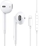 Qi Gxinr In-Ear Headphones for iPhone, Headphones HiFi Audio Stereo with Microphone and Volume Control, Compatible with iPhone 14 Pro Max/13/13 Pro/12 Pro Max/12 Mini/SE/11/X/XS Max/XR/8/7 Plus