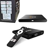 Leyf 4K UHD Android TV Box Original Licensed by Google LLC and Netflix, Disney, Prime Video WiFi, Type-C, HDMI 2.1, USB 3.0, Ethernet, MicroSD/Smart Tv, Chromecast, YouTube