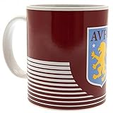 AVFC Aston Villa Tasse – lineares Fußballgeschenk, mehrfarbig
