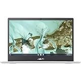 ASUS Chromebook 14 | 14' HD Anti-Glare Display | Intel Celeron N3350 | 8GB RAM | 64GB eMMC | Intel HD Graphics 500 | ChromeOS | QWERTZ Tastatur | Transparent Silver