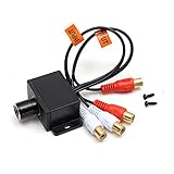 Amplifier RCA Adapter Universal Auto Volume Control Knob Stufe Lautst&auml;rkeregler Verst&auml;rker Bass
