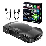 Adelagnes C6 Wireless CarPlay Adapter for iPhone Android 3 in 1,Kabelloses Carplay Adapter AI Box mit Android Auto Drahtlos mit Netflix YouTube,Plug&Play Geeignet für Autos mit CarPlay Funktion