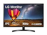 LG 32MN500M Monitor 32' FULL HD LED IPS, 1920x1080, AMD FreeSync 75Hz, 2x HDMI (HDCP 1.4), Audio-Ausgang, Flicker Safe, schwarz