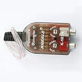 Hihey Lautsprecherkabel auf Cinch Adapter Converter Levelconverter High Low Car Audio Conversion Modification Converter Levelconverter High Low Audio System