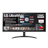 LG Electronics 34WP500-B 86,7 cm (34 Zoll) UltraWide Monitor (Full HD, IPS-Panel, 21:9-Format), schwarz