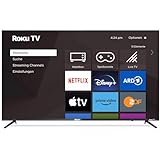 RCA Smart TV 65 Zoll Fernseher Roku TV(164cm) UHD 4K HDR10 HLG Dolby Audio Triple Tuner HDMI USB WiFi Apple TV+ Netflix YouTube usw (2024)