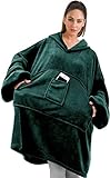 Blanket Übergroße tragbare Decke - Anziehen Soft Giant Decken Soft Warm Giant Fronttasche für Erwachsene