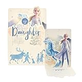 Disney Disneys Frozen Geburtstagskarte für deine Tochter, Glückwunschkarte zum Geburtstag mit Elsa aus dem Disney-Film Die Eiskönigin (mit englischem Text)