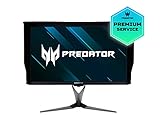 Acer Predator X (Predator X27) 69 cm (27 Zoll) IPS Quantum Dot Monitor Matt (HDMI, DP, USB HUB 3.0, UHD 3840x2160, 4ms GTG, 144Hz (OC), bis zu 1000 Nits, HDR, 10Bit, NVIDIA G-Sync)