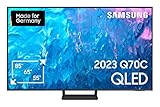 Samsung QLED 4K Q70C 65 Zoll Fernseher (GQ65Q70CATXZG, Deutsches Modell), Quantum Prozessor 4K, Motion Xcelerator Turbo+, Quantum HDR, Smart TV [2023]