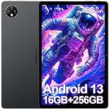 Blackview Android 13 Tablet 10 Zoll Tab 10 WiFi, 16(8+8) GB RAM + 256GB ROM + 2TB Erweiterung, Octa-Core Gaming Tablet, 5G WiFi Tablet, 13MP/5MP Kamera, 7680mAh Akku, PC Mode/Type C, Grau