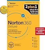 Norton 360 Deluxe 2023 | 3 Geräte | 1-Jahres-Abonnement mit Automatischer Verlängerung | Secure VPN und Passwort-Manager | PC/Mac/Android/iOS | FFP, Aktivierungscode in Originalverpackung