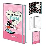 Disney Minnie Mouse Terminplaner 2023, A5 Hardcover, Wochenansichtsplaner (Have More Fun Days Design) – Offizieller Merchandise-Artikel