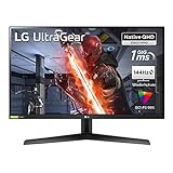LG Ultragear Gaming Monitor 27GN800-B 68,5cm - 27 Zoll, QHD, AMD FreeSync, 144 Hz, 1ms GtG, Schwarz