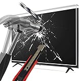 LEYF TV Bildschirmschoner 82 Bildschirm (32 Zoll) - Abgehängt und fixiert - AntiSchaden TV Schutz - Fernsehfilm für LCD, LED, 4K OLED und QLED HDTV Displayschutz für Fernseher