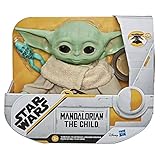 Star Wars The Child sprechende Plüsch-Figur mit Sounds und Accessoires, The Mandalorian Spielzeug, Baby Yoda 19 cm Groß