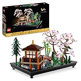 LEGO 10315 Icons Garten der Stille, Botanical Zen-Garten-Set für Erwachsene mit Lotusblumen, anpassbare Schreibtisch-Dekoration, inspiriert von Japan, achtsames Geschenk für Frauen und Männer