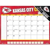 Kansas City Chiefs NFL Schreibtischkalender Tischkalender Kalender Jahreskalender Wandkalender 2023 in 43 x 55 cm