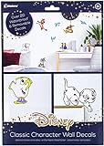 Paladone Disney Classic Character Wandaufkleber – 23 abnehmbare und wasserdichte Aufkleber