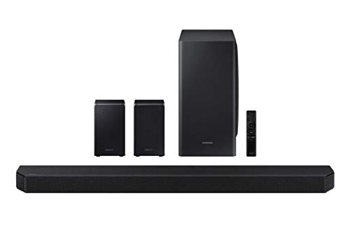 Die 6 besten Soundbars für große Räume 3 SAMSUNG HW-Q950T 9.1.4ch Soundbar mit Dolby Atmos/DTS:X und Alexa Built-in (2020), Schwarz