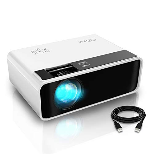 Mini-Projektor, CiBest-Videoprojektor Outdoor-Filmprojektor, 4200 Lux LED Tragbarer Heimkinoprojektor 1080P und 200 