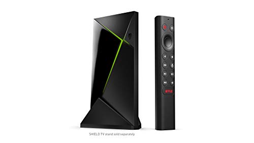 NVIDIA Shield Android TV Pro | 4K HDR Streaming Media Player High Performance, Dolby Vision, 3GB RAM, 2X USB, Funktioniert mit Alexa, Modell: 945-12897-2500-101