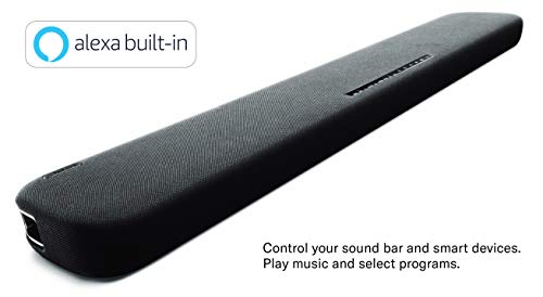 Yamaha YAS-109 Soundbar mit integrierten Subwoofern, Bluetooth und Alexa Sprachsteuerung Integriert