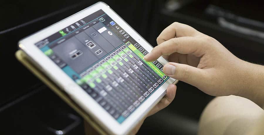 Entzerren von Audio auf dem Tablet