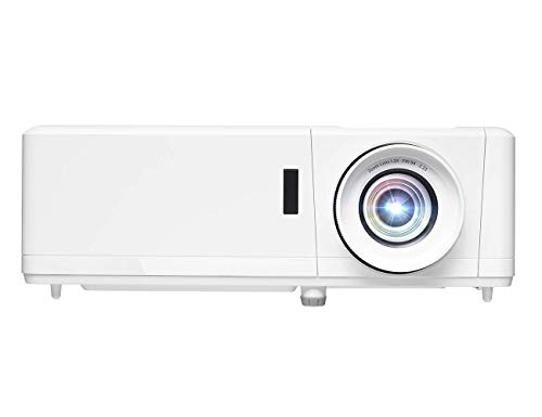 Optoma HZ39HDR Laser-Heimkinoprojektor mit HDR-| 4K-| 4000 Lumen | Lampenfreier, zuverlässiger Betrieb 30.000 Stunden | Einfache Einrichtung mit 1,3-fachem Zoom-| Leiser Betrieb 32dB | Crestron kompatibel, Weiß