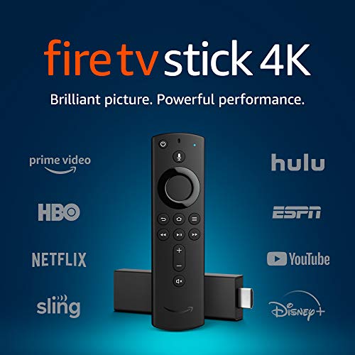 Fire TV Stick 4K-Streaming-Gerät mit Alexa Voice Remote | Dolby Vision | Version 2018
