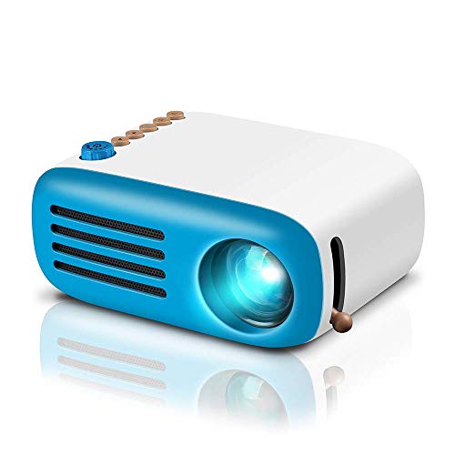 GooDee Mini-Projektor, LED Pico-Projektor, Pocket Videoprojektor Unterstützung HDMI Smartphone PC Laptop USB für Filmspiele