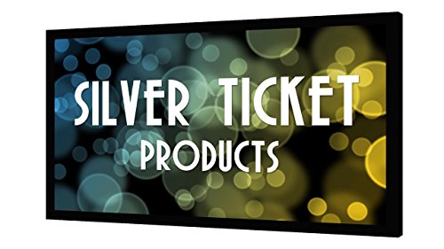 STR-169120-WAB Silver Ticket 4K Ultra HD Ready Cinema Format (6 Stück Fester Rahmen) Projektorleinwand (16:9, 120", gewebtes Akustikmaterial)