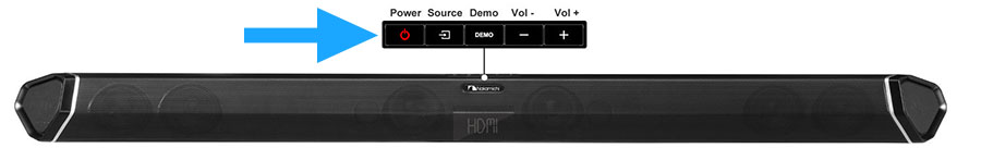 Soundbar Power Button - Kleiner