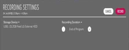 So nehmen Sie auf LG Smart TV mit USB auf 3 recording settings lg